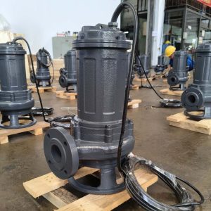 Submersible sewage pump.